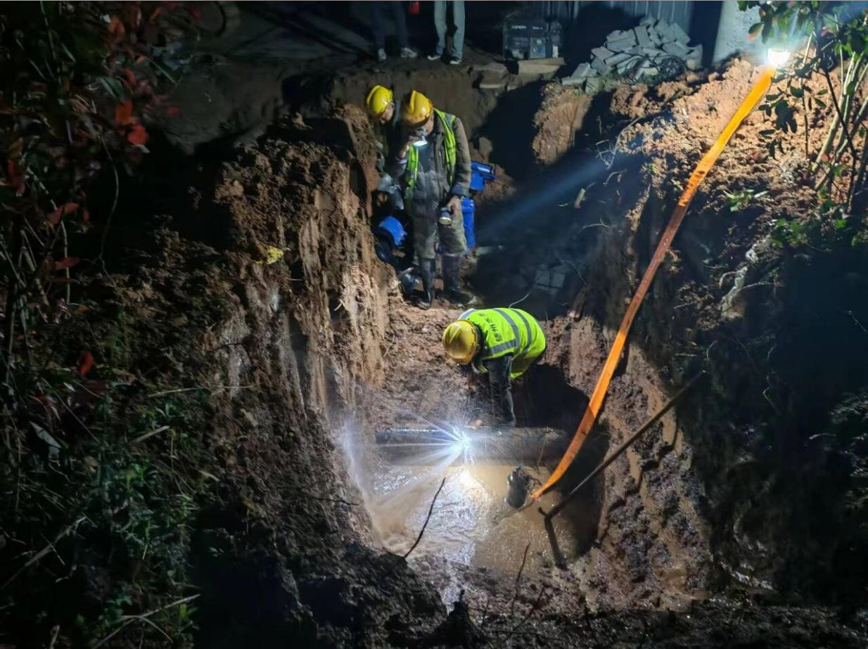 水务集团11天攻坚红旗路管网项目 硬核护航企业发展